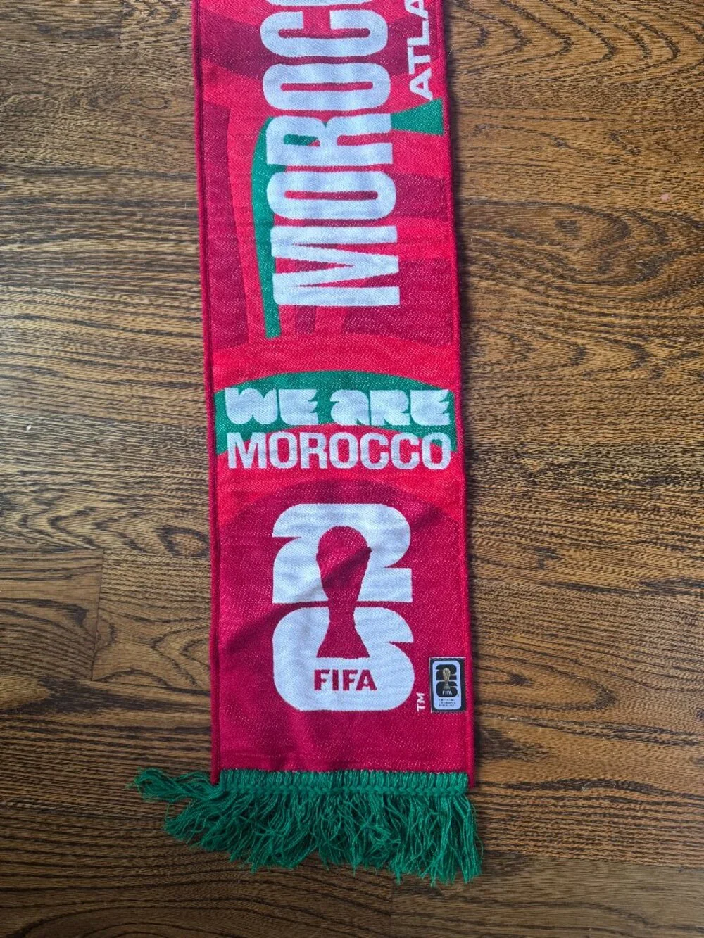 Morocco vs Haiti Match Scarf Atlanta FIFA World Cup 2026